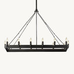 Camino Vintage Structural Rectangle Chandelier 41"