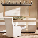 Camino Vintage Structural Rectangle Chandelier 52"