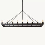 Camino Vintage Structural Rectangle Chandelier 52"