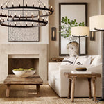 Camino Vintage Structural Two-Tier Chandelier 71"