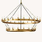 Camino Vintage Structural Two-Tier Chandelier 63"
