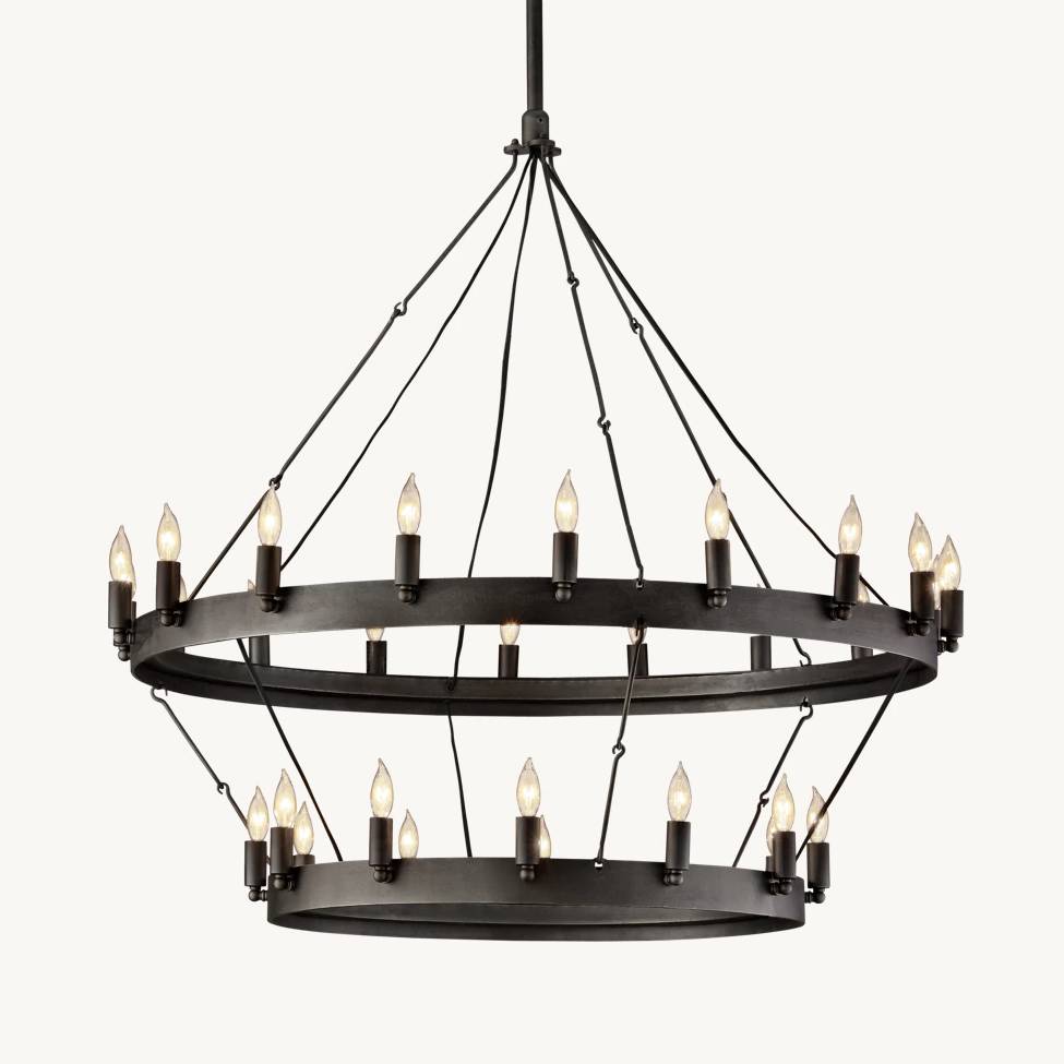 Camino Two-Tier Chandelier 38"