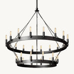 Camino Vintage Structural Two-Tier Chandelier 38"