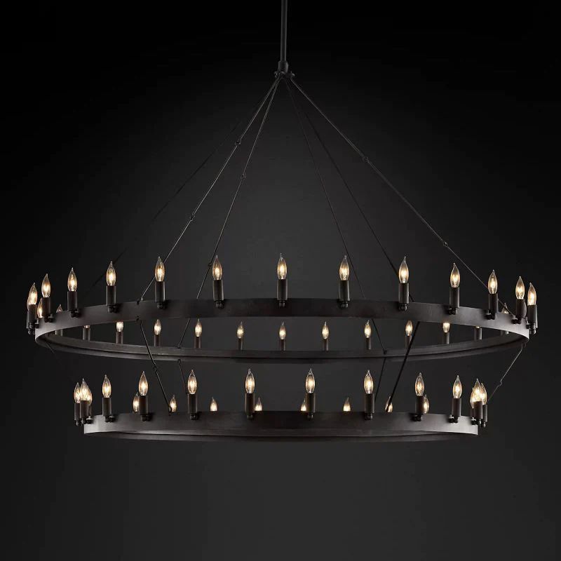 Camino Two-Tier Chandelier 63"