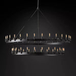 Camino Vintage Structural Two-Tier Chandelier 63"
