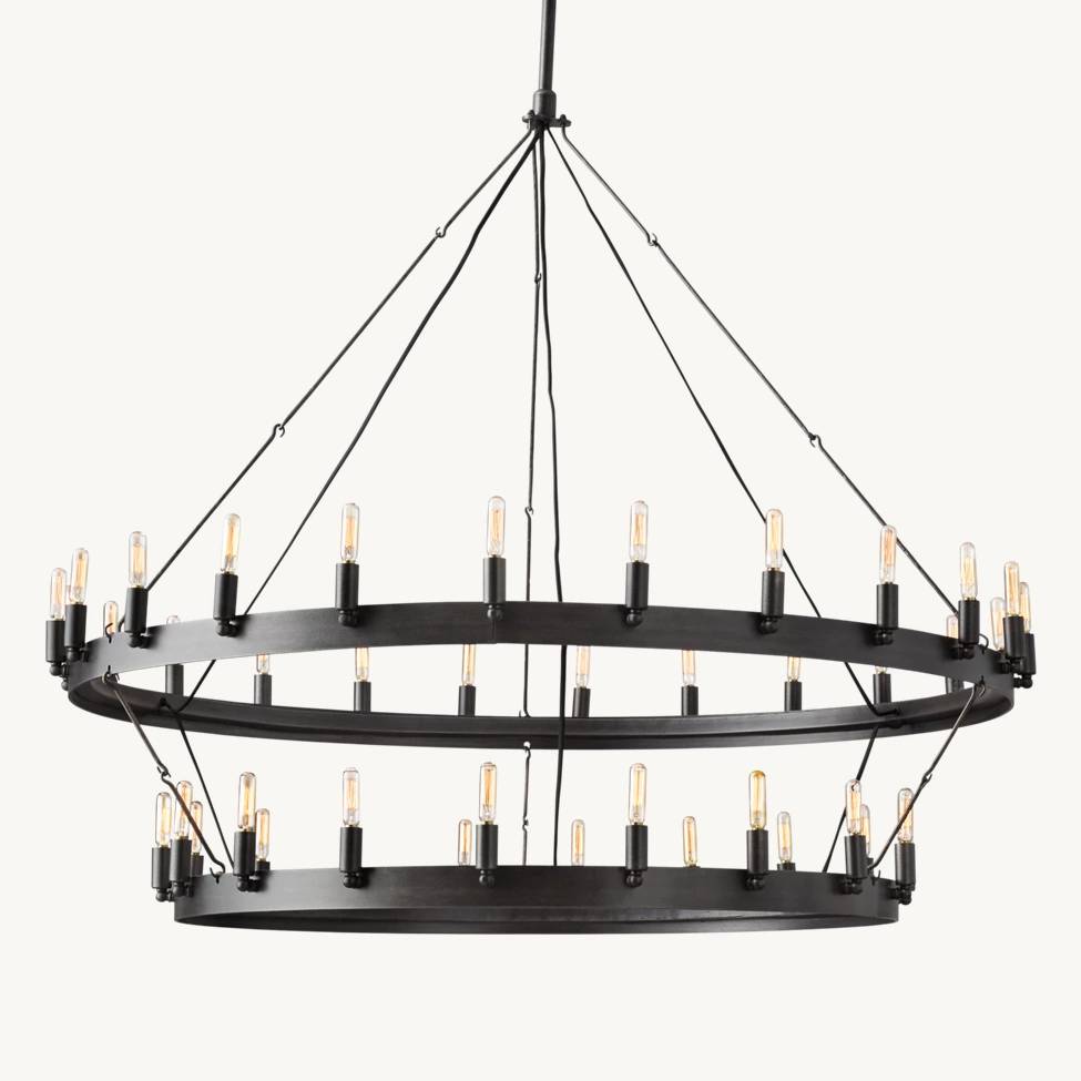 Camino Two-Tier Chandelier 50"