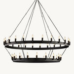 Camino Vintage Structural Two-Tier Chandelier 63"