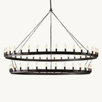 Camino Vintage Structural Two-Tier Chandelier 71"