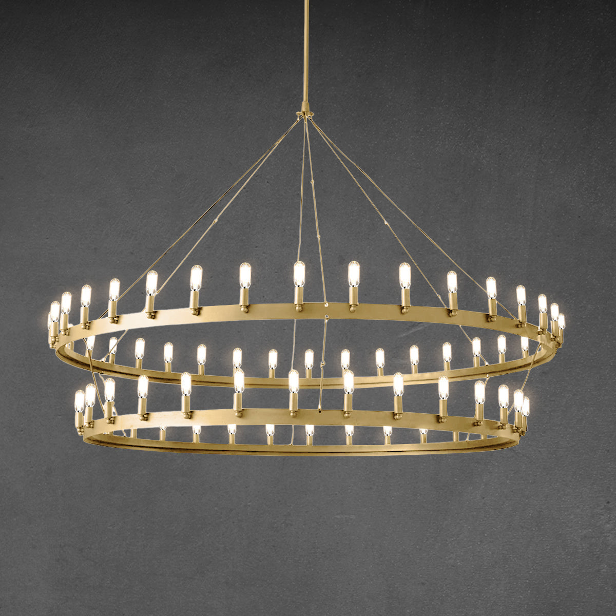Camino Two-Tier Chandelier 71"