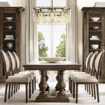 Marignan Chain Crystal Rectangle Chandelier 60"
