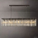 Marignan Chain Crystal Rectangle Chandelier 60"