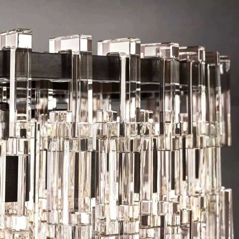 Marignan Chain Crystal Round Chandelier 36"