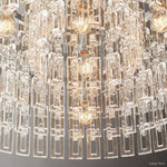 Marignan Chain Crystal Tiered Round Chandelier 48"