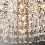 Marignan Chain Crystal Tiered Round Chandelier 60"