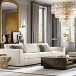 Marignan Chain Crystal Tiered Round Chandelier 36"