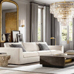 Marignan Chain Crystal Tiered Round Chandelier 60"