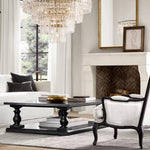 Marignan Chain Crystal Tiered Round Chandelier 48"