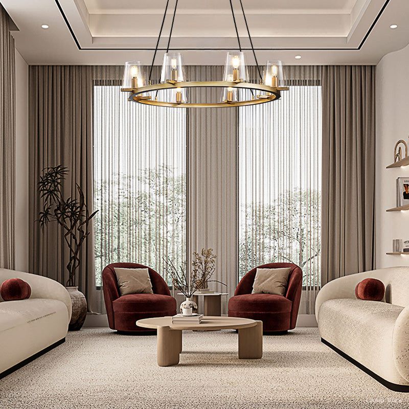 Pauillac Classic Glass Round Chandelier 60"