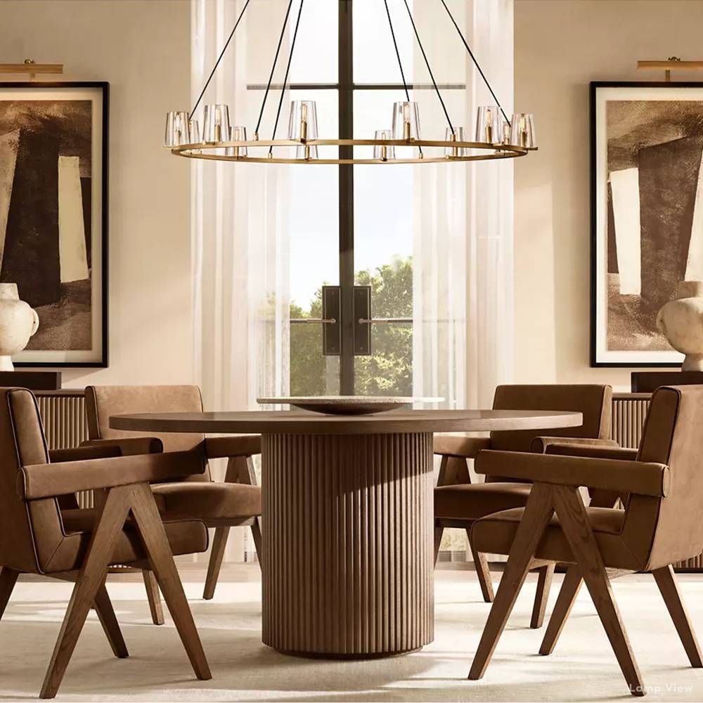 Pauillac Classic Glass Round Chandelier 48"
