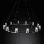 Pauillac Classic Glass Round Chandelier 60"