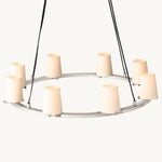 Pauillac Fabric Round Chandelier 36"