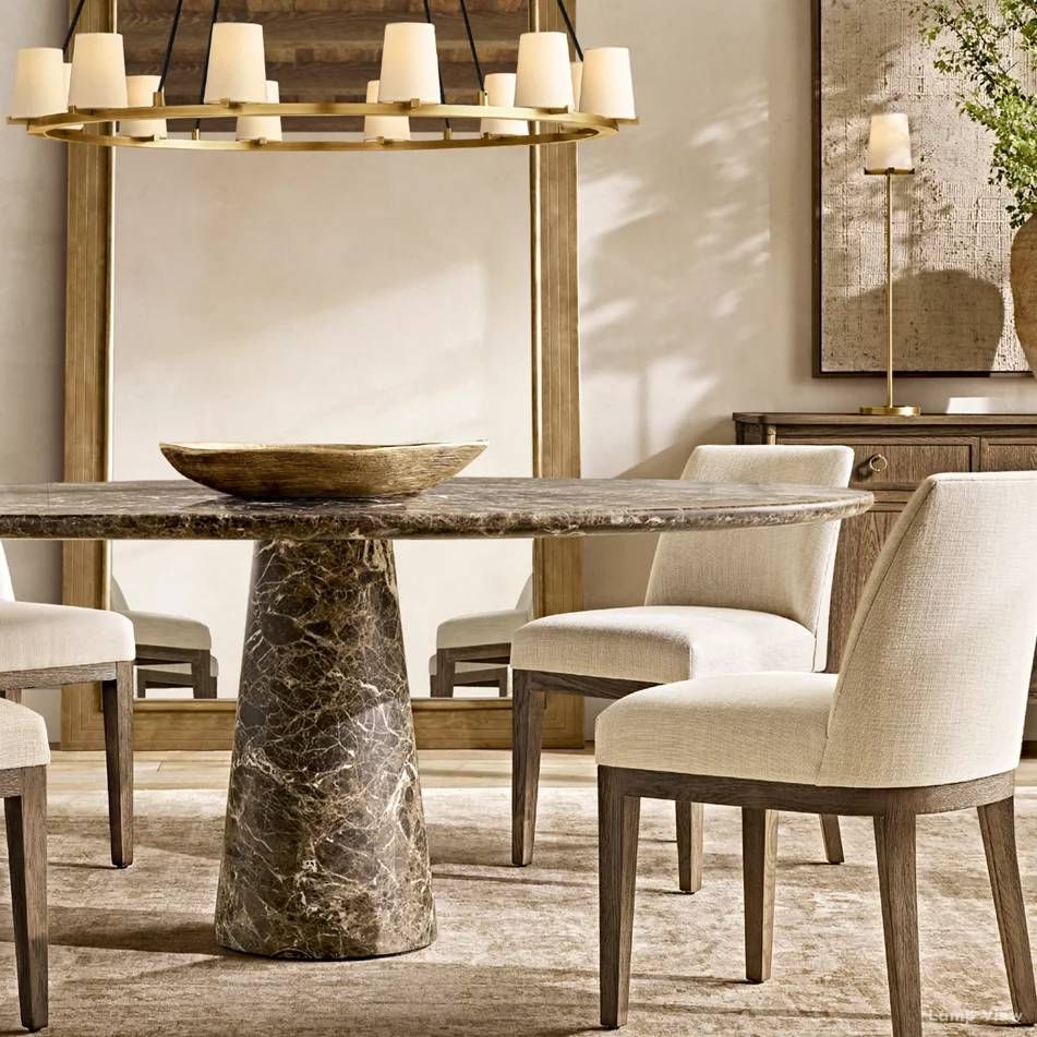 Pauillac Classic Fabric Round Chandelier 48"
