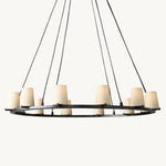 Pauillac Classic Fabric Round Chandelier 48"