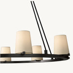 Pauillac Fabric Round Chandelier 48"