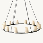 Pauillac Classic Fabric Round Chandelier 48"