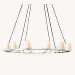 Pauillac Classic Fabric Round Chandelier 48"