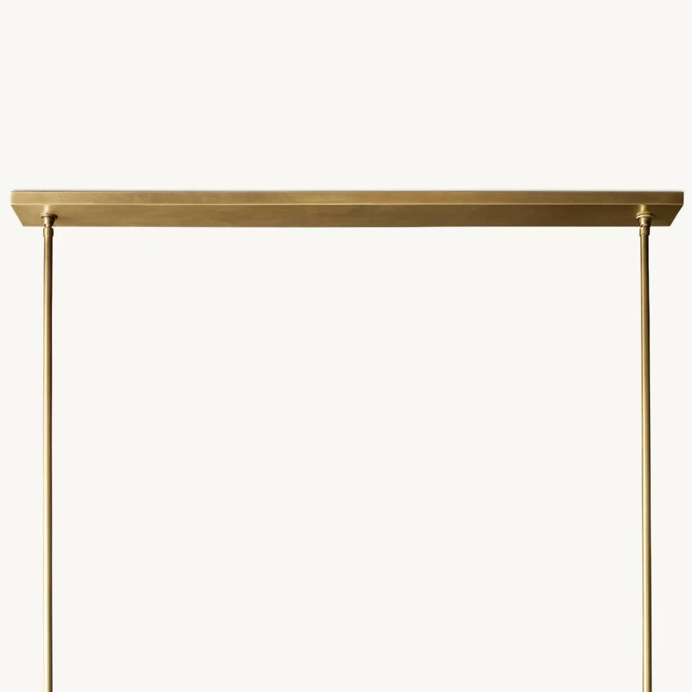 Pauillac Classic Fabric Linear Chandelier 49"