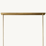 Pauillac Classic Fabric Linear Chandelier 49"