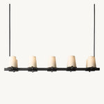Pauillac Classic Fabric Linear Chandelier 49"
