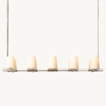 Pauillac Classic Fabric Linear Chandelier 49"