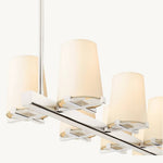 Pauillac Classic Fabric Linear Chandelier 49"
