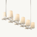 Pauillac Classic Fabric Linear Chandelier 49"