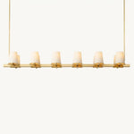 Pauillac Classic Fabric Linear Chandelier 60"