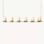 Pauillac Classic Fabric Linear Chandelier 60"