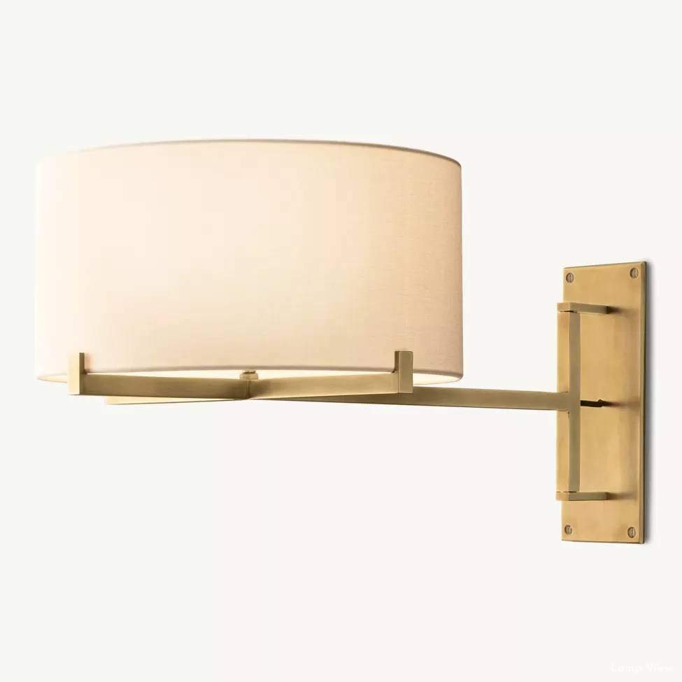 Pauillac Classic Fabric Task Wall Sconce