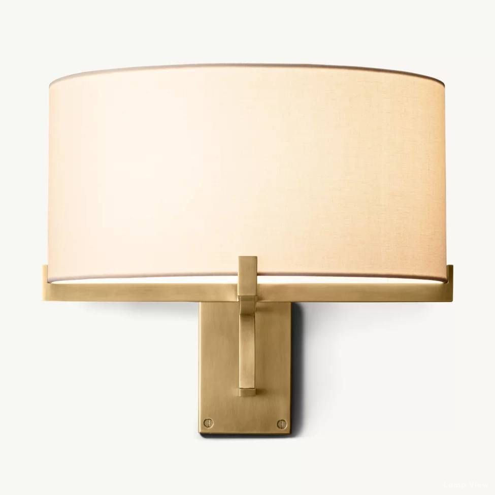 Pauillac Classic Fabric Task Wall Sconce