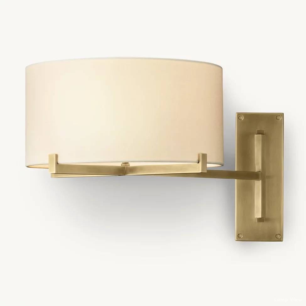 Pauillac Classic Fabric Task Wall Sconce