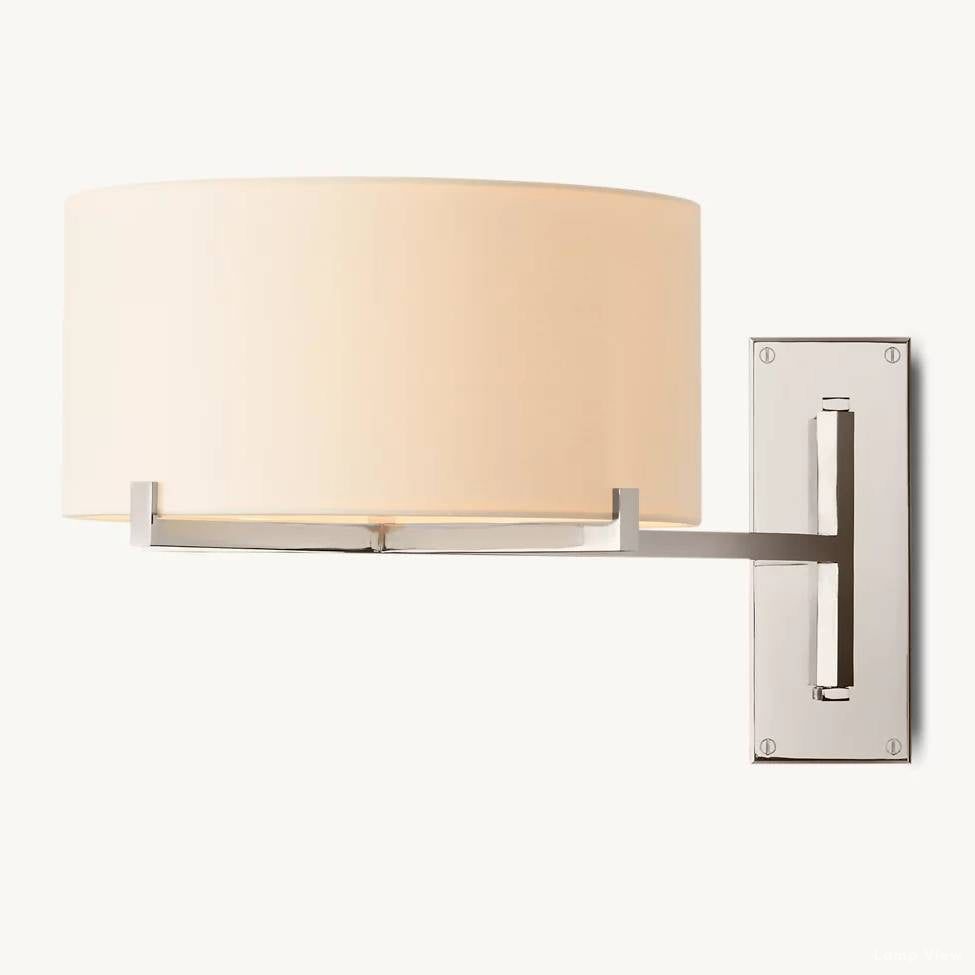 Pauillac Classic Fabric Task Wall Sconce