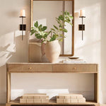Pauillac Classic Fabric Torch Wall Sconce