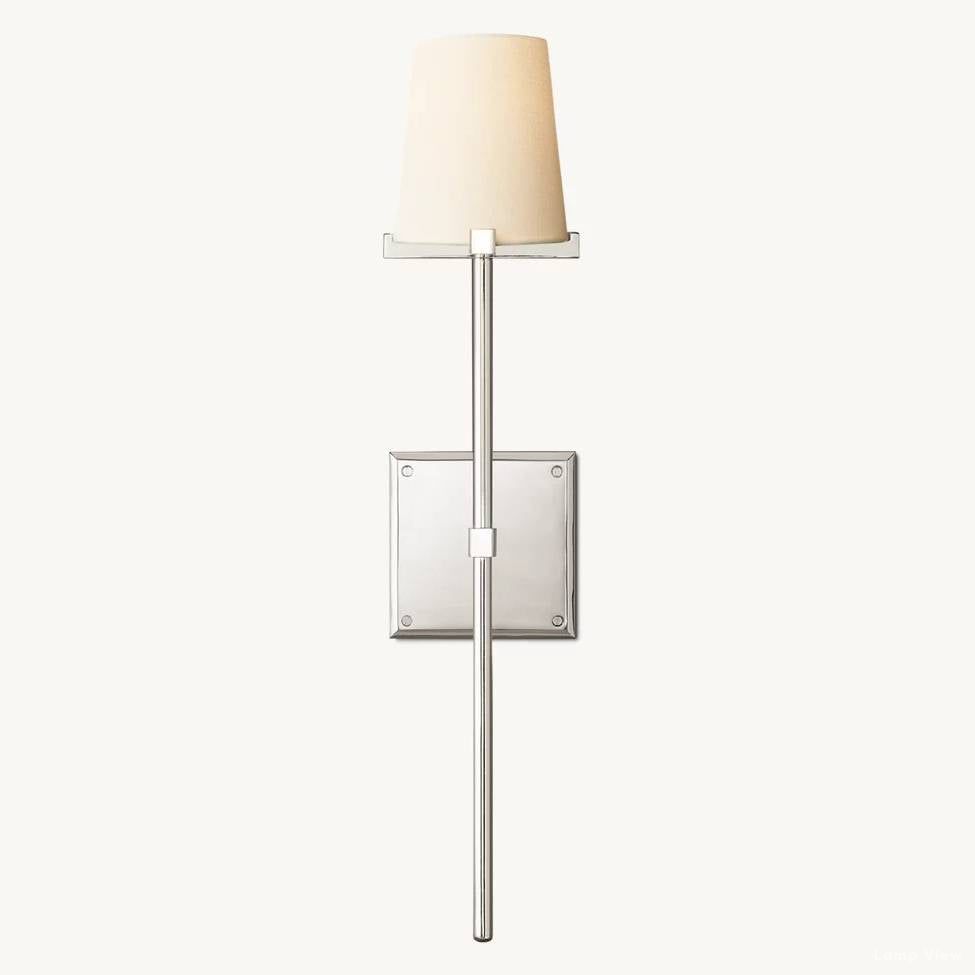 Pauillac Classic Fabric Torch Wall Sconce