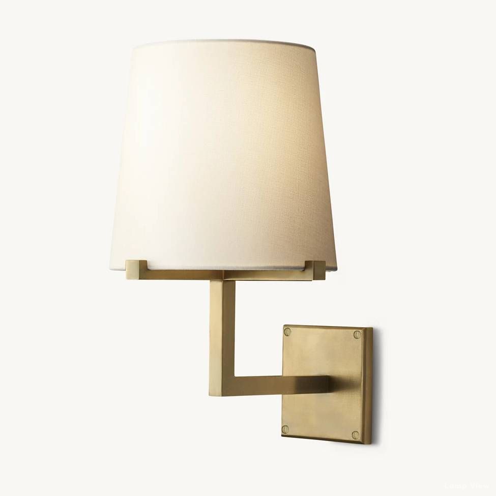 Pauillac Classic Fabric Grand Wall Sconce