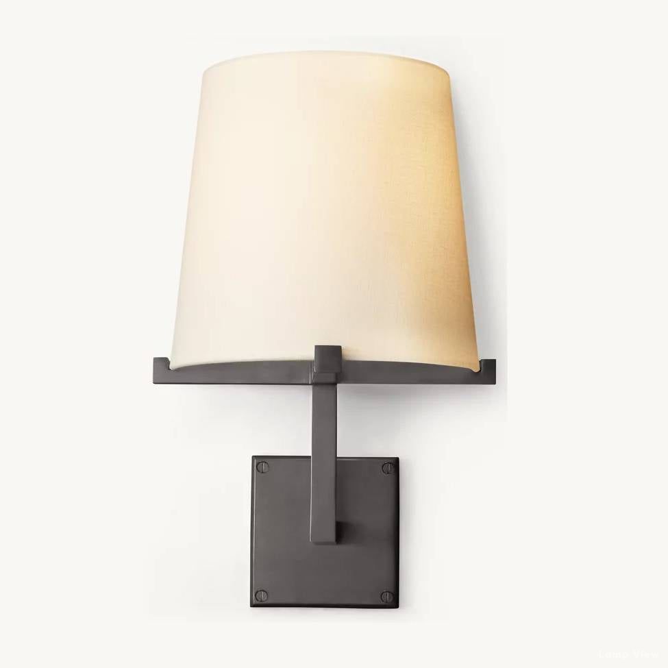 Pauillac Classic Fabric Grand Wall Sconce