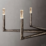 Thaddeus Forged Metal Round Chandelier 72"