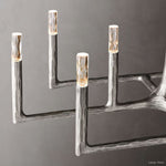 Thaddeus Forged Metal Linear Chandelier 72"