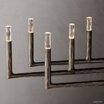 Thaddeus Forged Metal Linear Chandelier 96"