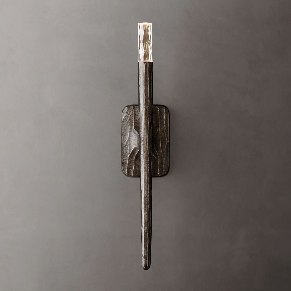 Thaddeus Forged Metal Wall Sconce